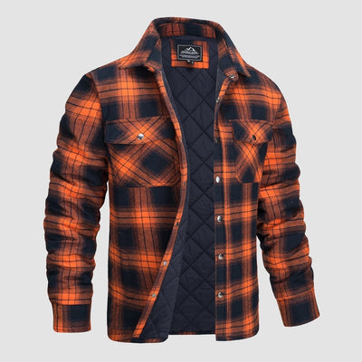 Versatile Design Checkered Bomber Jacket