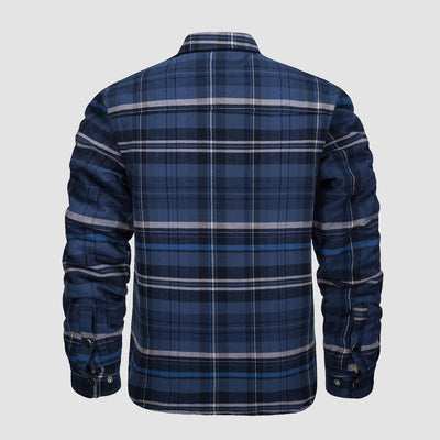 Versatile Design Checkered Bomber Jacket