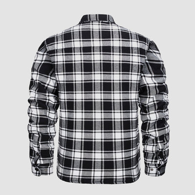 Versatile Design Checkered Bomber Jacket