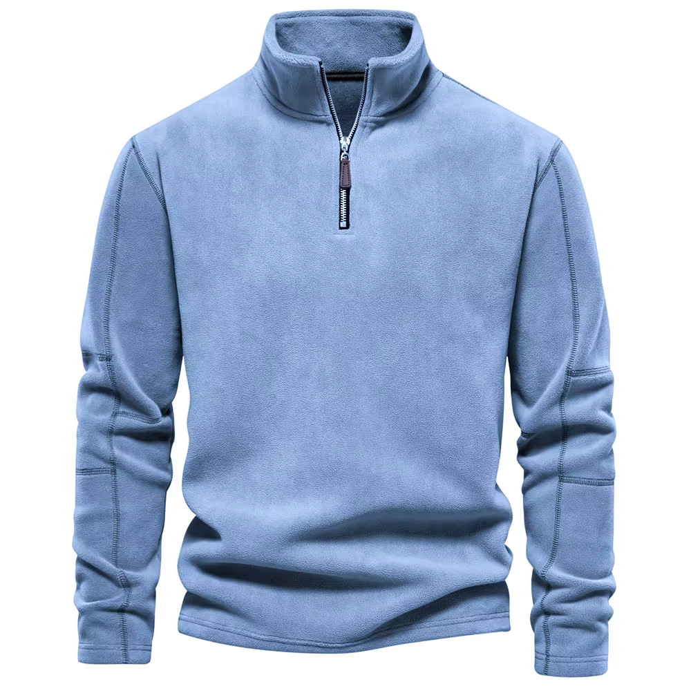 Warmer Fleece Pullover with Zipper