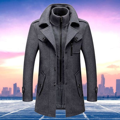 Two-Piece Winter Coat for Men